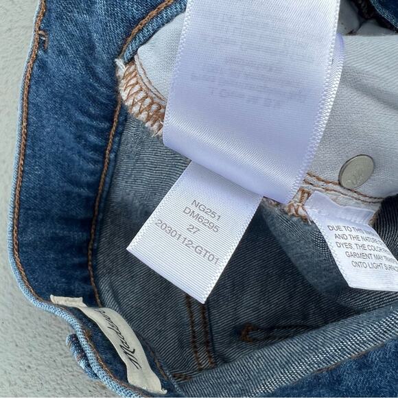 Madewell the PERFECT Vintage Straight Jeans Raw Hem in Mayfield Wash - Picture 5 of 6